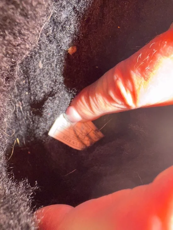 🖤 UGG Black Suede Slippers – Women’s Size 10 – Cozy Shearling - Picture 4 of 5